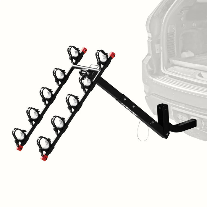 Retrospec Lenox Attelage de voiture pour 5 vélos – 2, 3, 4, 5 porte-vélos – Classe III ou IV Attelage de 5,1 cm – Cadre en acier pliable compact noir Retrospec Lenox Attelage de voiture pour 5 vélos – 2, 3, 4, 5 porte-vélos – Classe III ou IV Attelage de 5,1 cm – Cadre en acier pliable compact noir