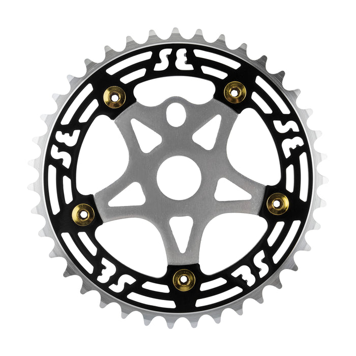 SE Bikes One Piece Alloy Chainring and Spider
