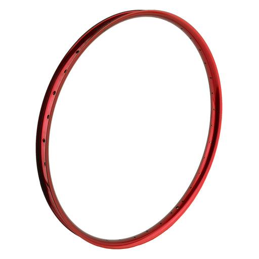 side view of 29" se dome rim in red