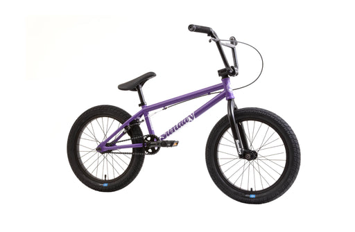 side view of the 18" Sunday Primer in grape purple