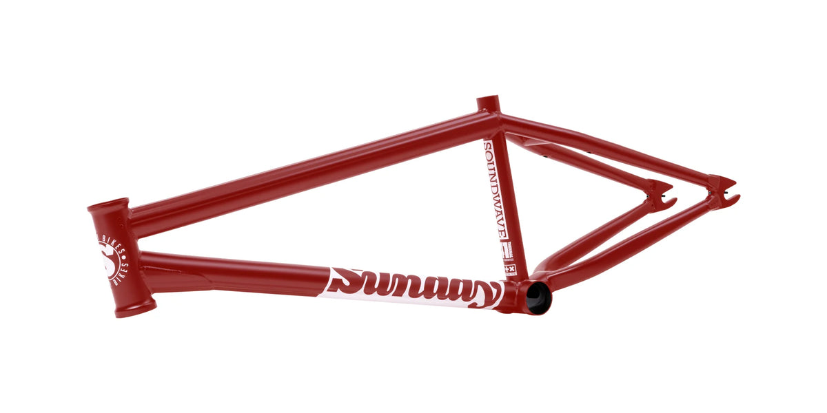bmx bicycle frame Sunday Soundwave V3 Frame Matte Maroon / 20.5"