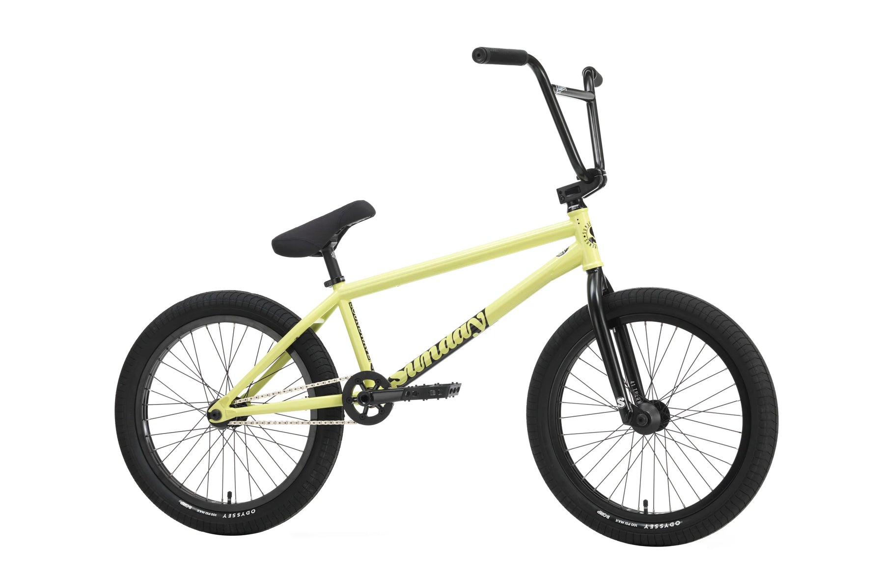 Sunday Soundwave Special BMX Bike Gloss Notepad Yellow / RHD