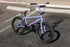 side view of the sunday street sweeper bmx bike in Lavender Blue