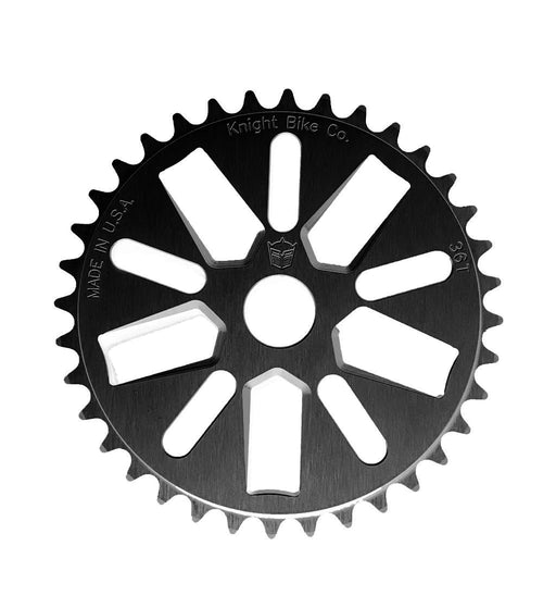 front view of Starfighter Sprocket in black