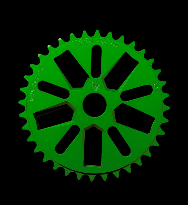 front view of Starfighter Sprocket in green