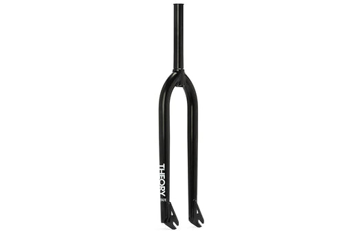 front view of theory elevate forks in black