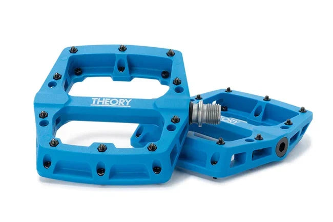 bike pedals blue Theory Median PC Pedals (Blue)