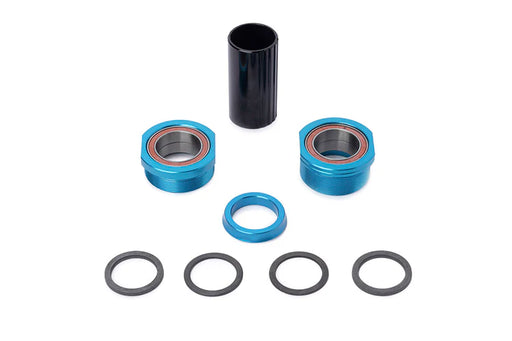Complete view of the theory euro bottom bracket in blue