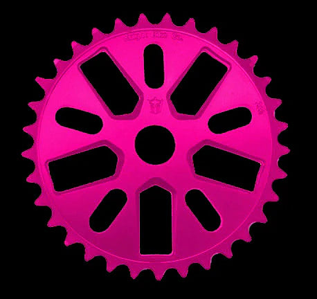 front view of Starfighter Sprocket in hot pink