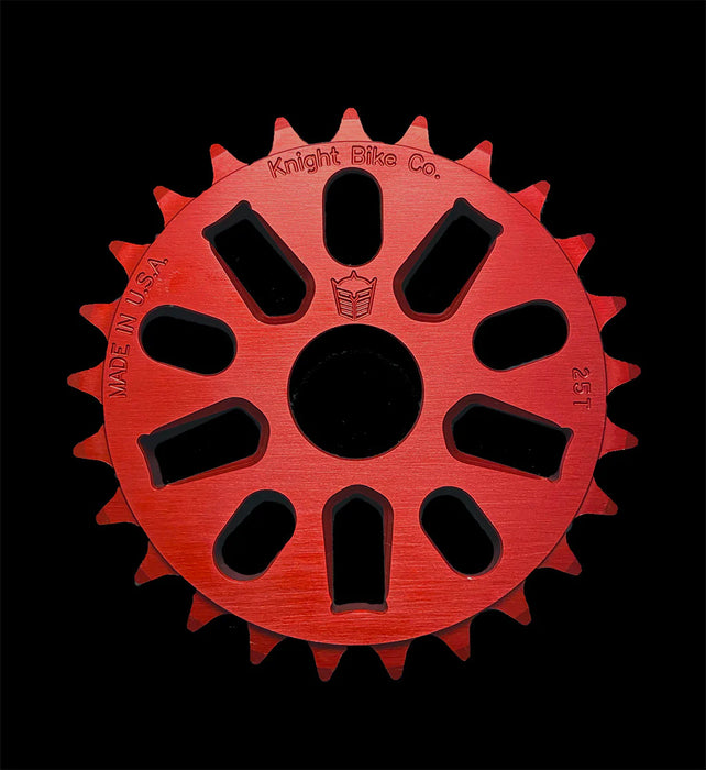 front view of Starfighter Sprocket in red