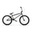 Side view of the Wethepeople audio 22" bmx bike in black.