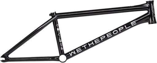 Side view of the Wethepeople Network frame in black, bmx frame wethepeople frame, bmx street frame