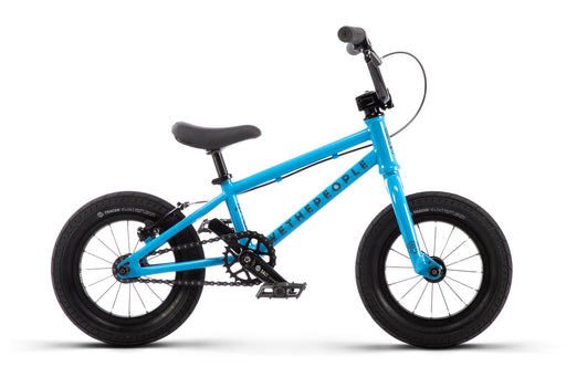 side view of the Wethepeople Prime Drive bike in blue
