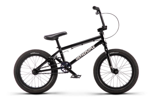 side view of the Wethepeople Seed bmx bike in black