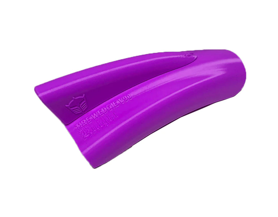 side view of tire Knight TPU Tire Wedgie in purple