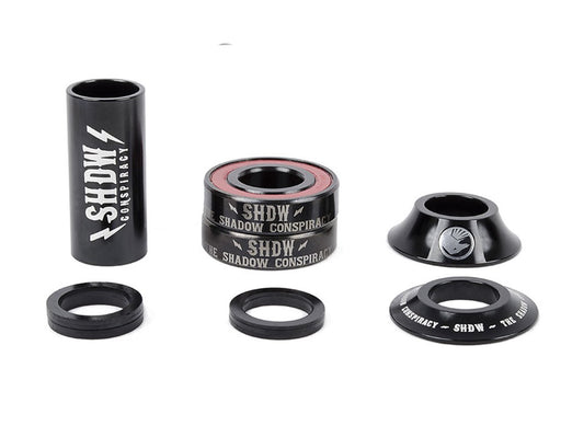 Complete view of the Shadow Conspiracy Mid bottom bracket in black