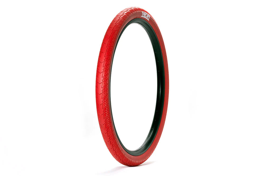 thumbnail image 2 of PRO+ 24x1.75 BMX Tires With Tubes – COMP III Tread, Red/Gum, Pair, Clincher, Knobby 2 of 5
