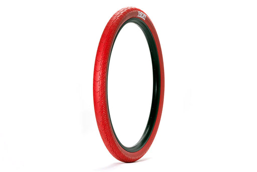 Tread and side view of the Theory Method tire in red