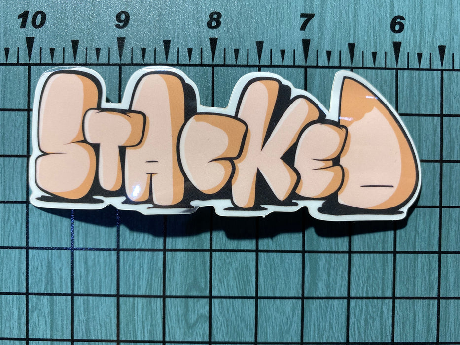 4 Stack Sticker 4.25” Stacked Reps sticker | Stacked BMX Shop