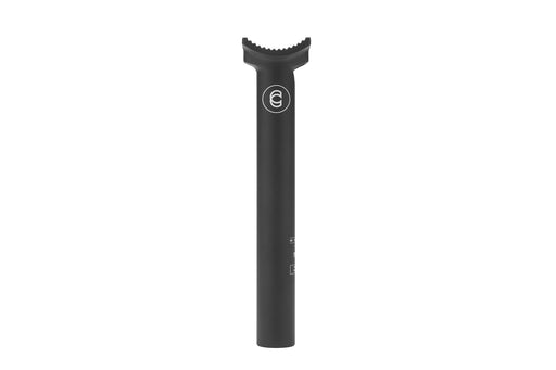 side view of the Cinema Stealth seat post in black