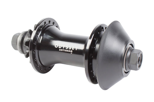 front view of the Odyssey antigram cassette hub in black