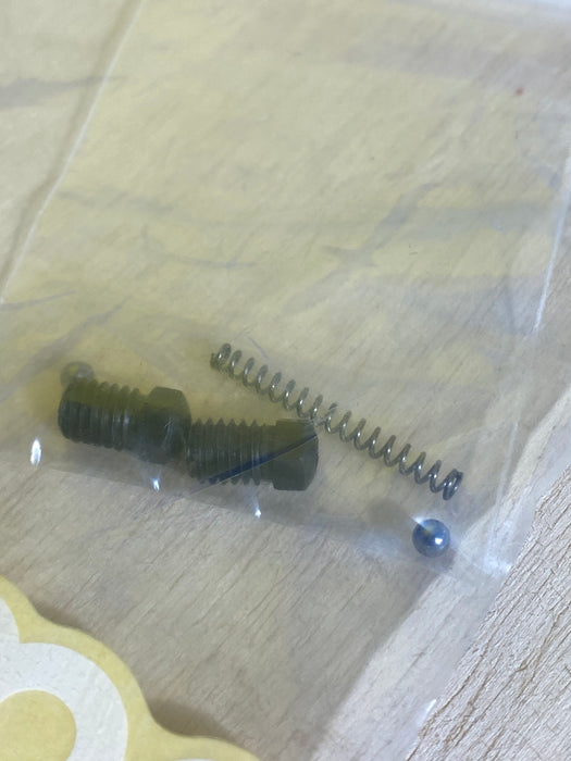 close up view of the items in the Primo Spring ball kit, the main freecoaster part you need for bmx freecoaster maintenance.