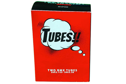 front view of the Stranger BMX Tubes, 20" bmx tube, bmx inner tube, 2o inch tube