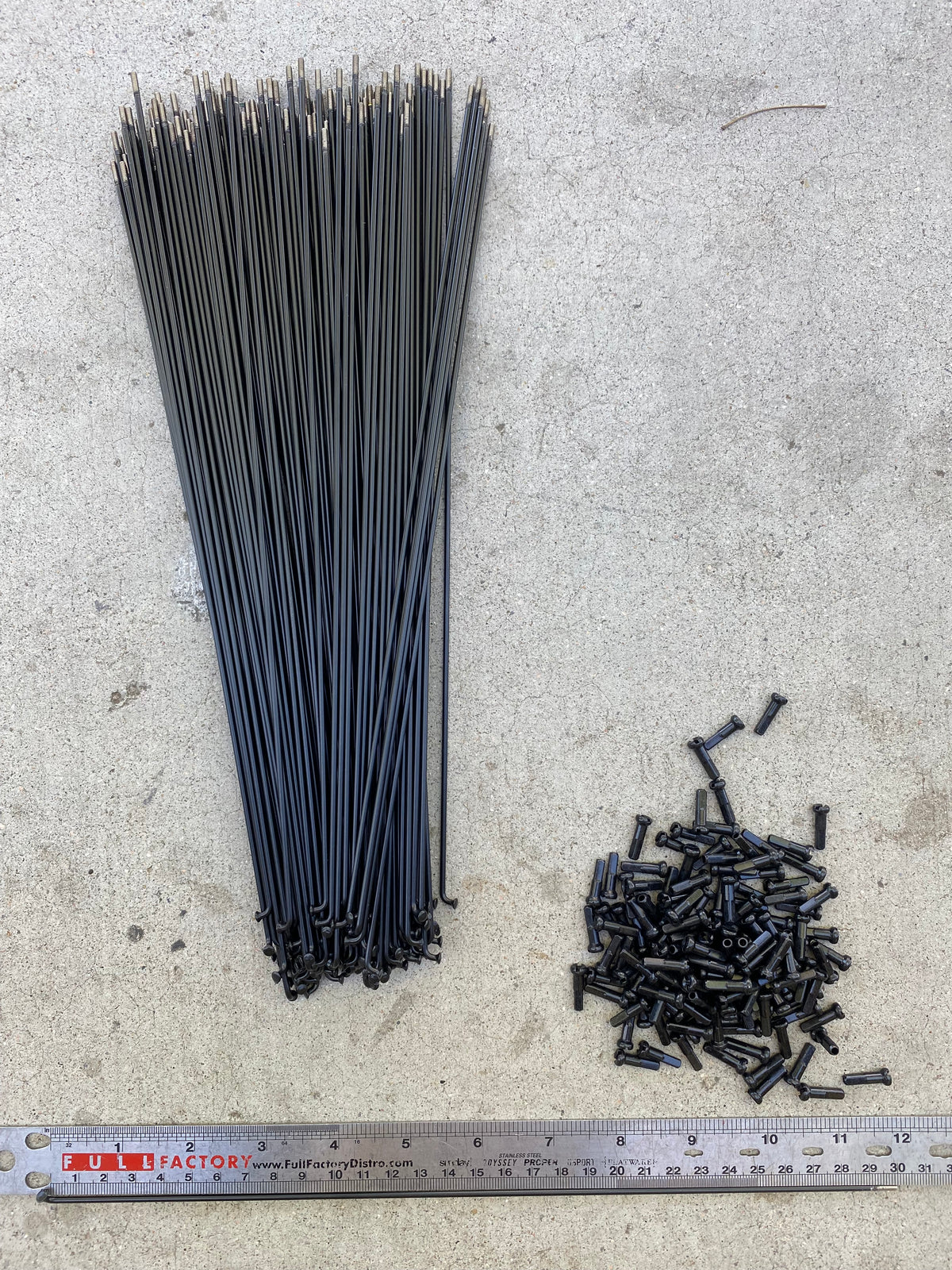 Stacked Stainless steel spokes Black — Stacked BMX Shop