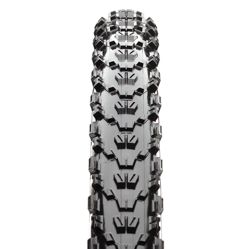 Front view of the Maxxis ardent tire in black