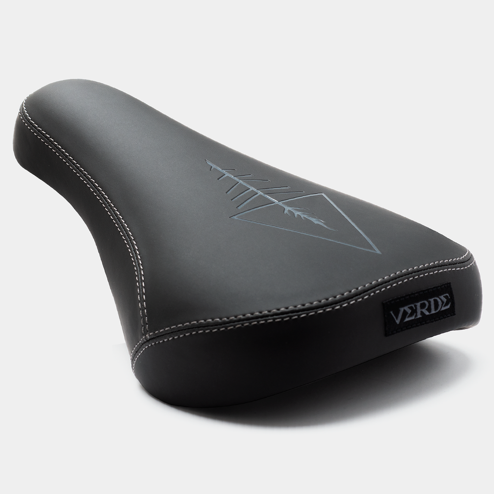 top view of the Verde Roots stealth seat in black
