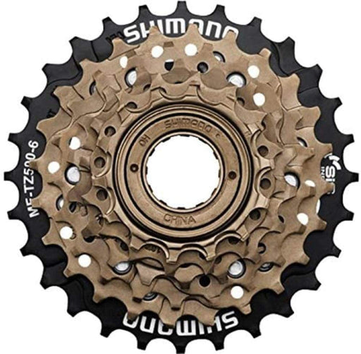 Front view of the Shimano Tourney Freewheel