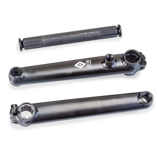 Complete view of the Stolen Odin cranks in black