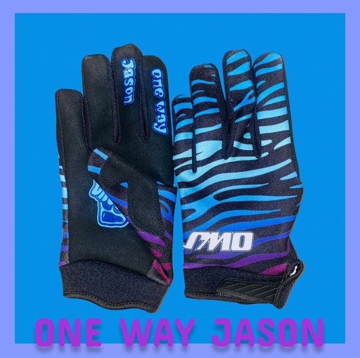 Crushed BMX Touch Screen Gloves One Way Jason Signature