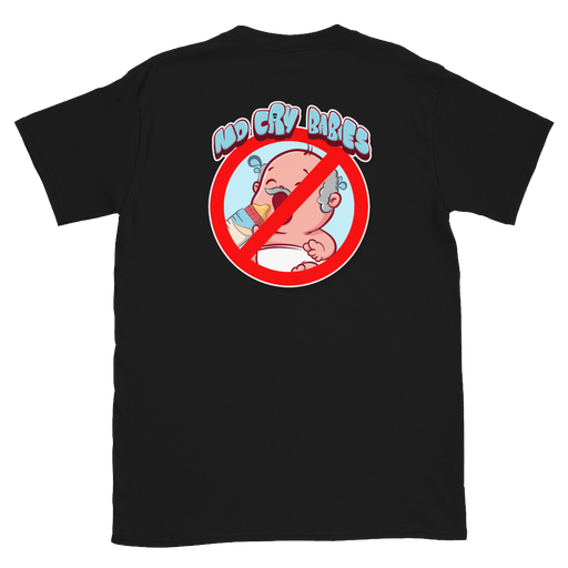 Stacked No cry babies T-shirt Black