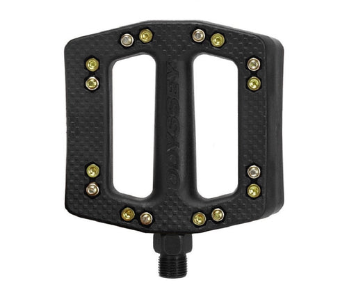 top view of the Odyssey OG PC pedals in black