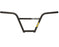 front view of fiction monkey bars in black, 4pc bmx bars, bmx bars, best bmx bars
