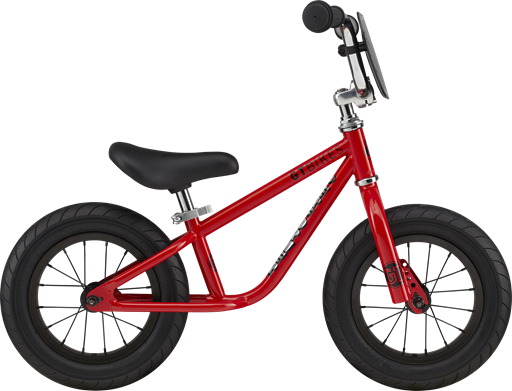 12" GT Performer balance bike bmx push bicycle freestyle kids bike how to ride a bike for kids red yellow team