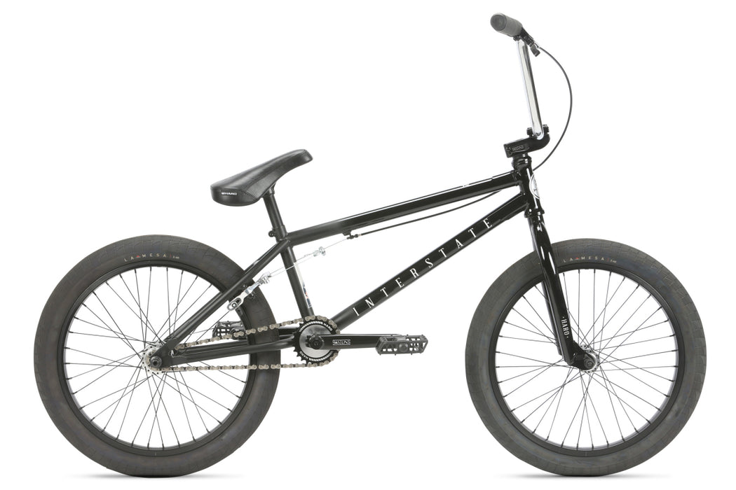 side view of the Haro Interstate bmx bike in Black