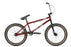sided view of the Haro Quist bmx bike in transparent red