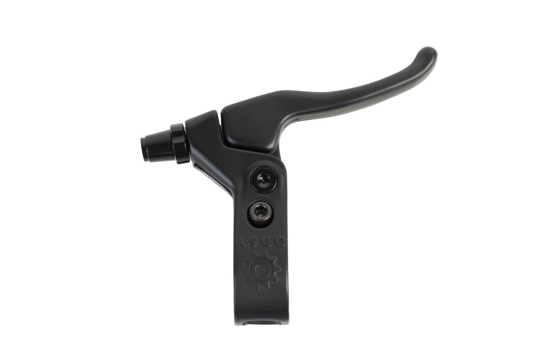 top view of the odyssey springfield brake lever in black