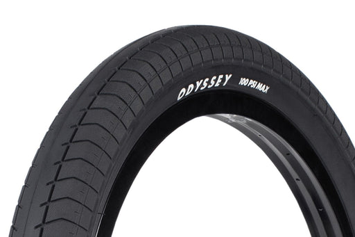 Side view of the Odyssey Path pro 110psi tire in black