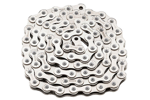 complete view of the Primo 510 Chain in chrome, bmx chain, chain for bmx, chain for bmx street