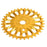 front view of profile imperial chainring in gold