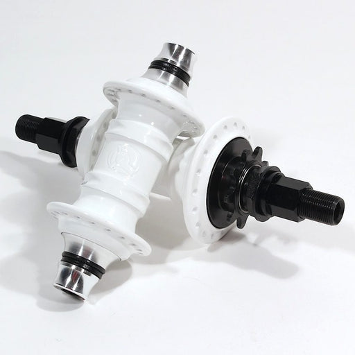 front view of the profile mini hub set in white