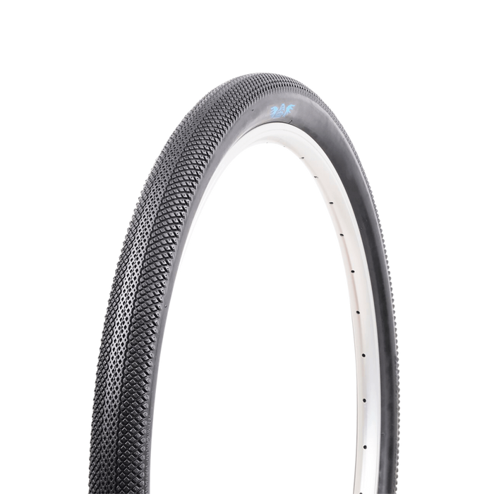 Tread and side view of the 29" SE Bikes Vee speedster tire in black