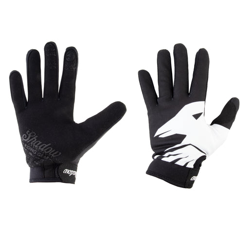 Top view of the Shadow Conspiracy Registered Gloves in black