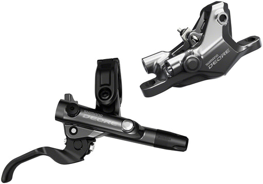 Complete view of the Shimano Deore BL-M6100/BR-M6100 in grey
