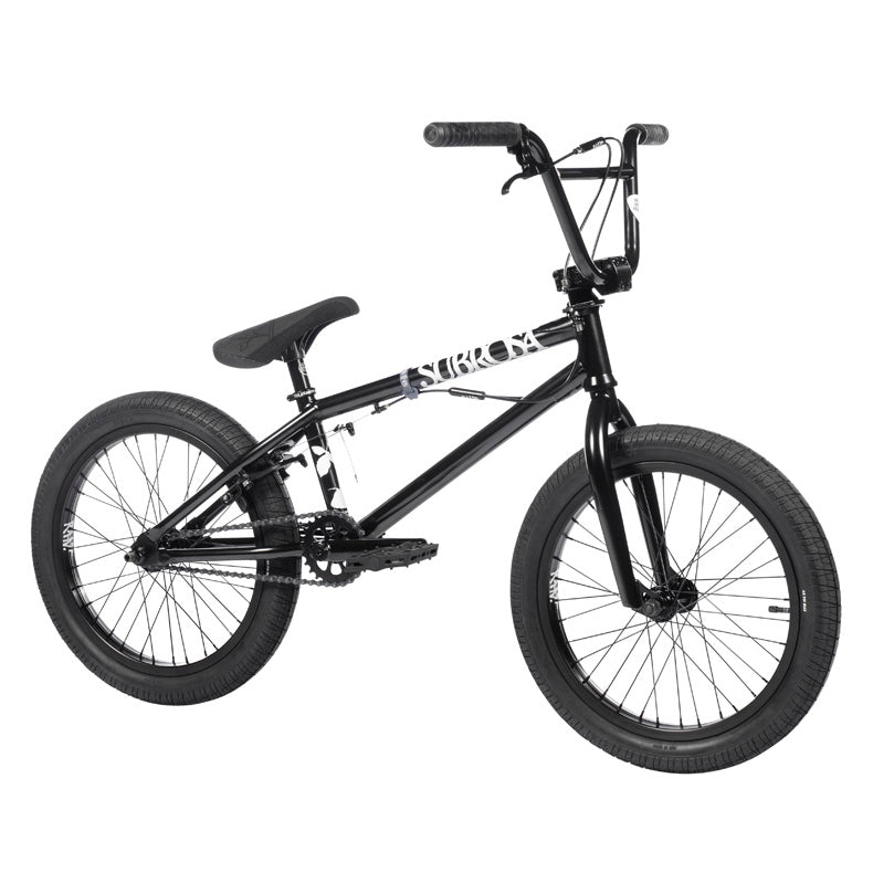 18" Subrosa wings bmx bike for kids beginner bmx bike skatepark dirt jumps street black raw purple