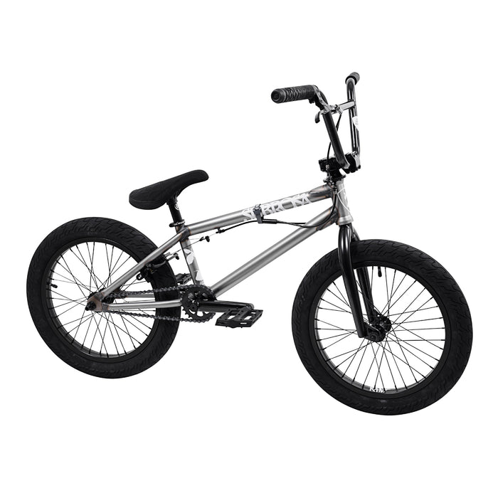 18" Subrosa wings bmx bike for kids beginner bmx bike skatepark dirt jumps street black raw purple