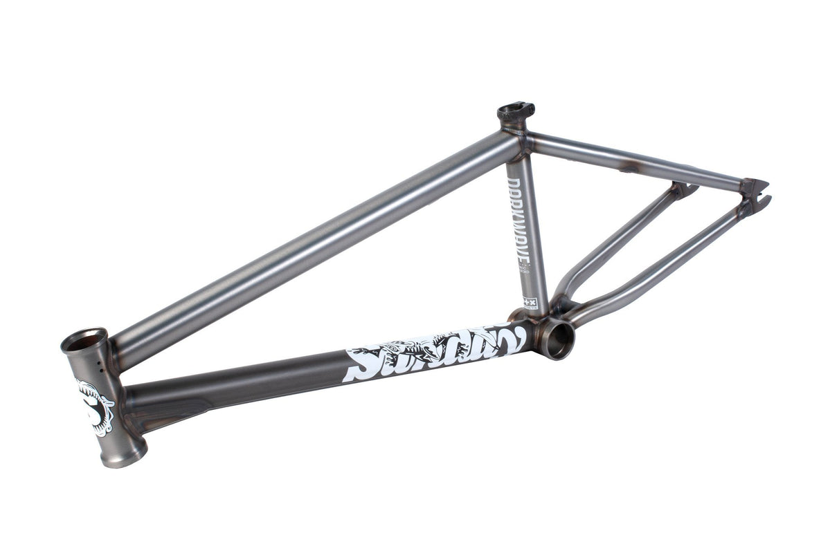 Sunday Broc Raiford signature Darkwave Frame Matte Raw — Stacked BMX Shop
